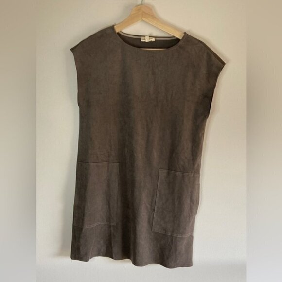 Aritzia Wilfred Free Nori faux suede dress - Picture 2 of 4
